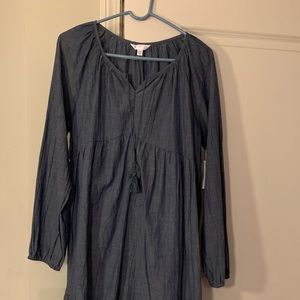 DENIM Peasant dress Size XL